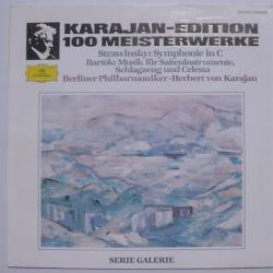Berliner Philharmoniker, Herbert Von Karajan Strawinsky: Symphonie In C · Bartók: Musik Für Saiteninstrumente, Schlagzeug Und Celesta Виниловая пластинка Berliner Philharmoniker, Herbert Von Karajan Strawinsky: Symphonie In C · Bartók: Musik Für Saiteninstrumente, Schlagzeug Und Celesta Виниловая пластинка