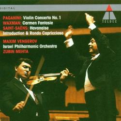 Paganini / Waxman / Saint-Saëns - Maxim Vengerov Violin Concerto No. 1 / Carmen Fantasie / Havanaise / Introduction & Rondo Capriccioso Фирменный CD 