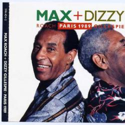Max Roach + Dizzy Gillespie Paris 1989 Фирменный CD Max Roach + Dizzy Gillespie Paris 1989 Фирменный CD
