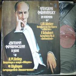 WEBER SCHUBERT Yevgeni Mravinsky In Vienna Виниловая пластинка WEBER SCHUBERT Yevgeni Mravinsky In Vienna Виниловая пластинка