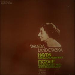 WANDA LANDOWSKA Haydn Cembalokonzert Nr.11 Mozart Klavierkonzert Nr.26 "Krönungskonzert" Виниловая пластинка WANDA LANDOWSKA Haydn Cembalokonzert Nr.11 Mozart Klavierkonzert Nr.26 "Krönungskonzert" Виниловая пластинка