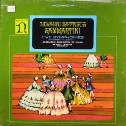 SAMMARTINI Five Symphonies Виниловая пластинка SAMMARTINI Five Symphonies Виниловая пластинка