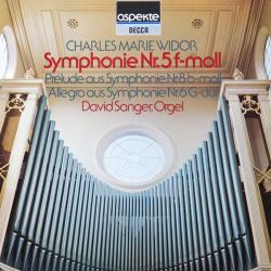 WIDOR Symphonie Nr.5 F-moll / Prélude Aus Symphonie Nr.8 B-moll / Allegro Aus Symphonie Nr.6 G-dur Виниловая пластинка WIDOR Symphonie Nr.5 F-moll / Prélude Aus Symphonie Nr.8 B-moll / Allegro Aus Symphonie Nr.6 G-dur Виниловая пластинка