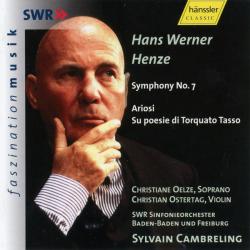 Hans Werner Henze Symphony N°7 - Ariosi Su Poesie Di Torquato Tasso Фирменный CD Hans Werner Henze Symphony N°7 - Ariosi Su Poesie Di Torquato Tasso Фирменный CD