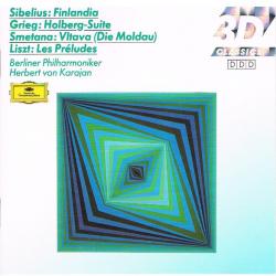 Sibelius, Grieg, Smetana, Liszt Finlandia / Holberg Suite / Vltava / Les Préludes Фирменный CD Sibelius, Grieg, Smetana, Liszt Finlandia / Holberg Suite / Vltava / Les Préludes Фирменный CD