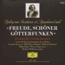 Ludwig van Beethoven, Herbert von Karajan, Gundula Janowitz ∙ Hilde Rössel-Majdan ∙ Waldemar Kmentt, Walter Berry ∙ Wiener Singverein, Berliner Philharmoniker IX. Symphonie D-Moll »Freude, Schöner Götterfunken« (Herbert Von Karajan Bei Der Probe Und Aufnahme Des 4. Satzes) Виниловая пластинка 