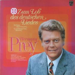 HERMANN PREY Zum Lob Des Deutschen Liedes Виниловая пластинка HERMANN PREY Zum Lob Des Deutschen Liedes Виниловая пластинка