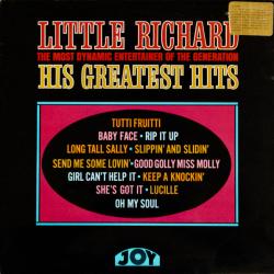 LITTLE RICHARD LITTLE RICHARD'S GREATEST HITS Виниловая пластинка 