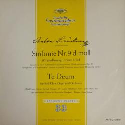 BRUCKNER Sinfonie Nr. 9 d-moll (Originalfassung) · 3. Satz, 2. Teil / Te Deum Für Soli, CHor, Orgel Und Orchester Виниловая пластинка 