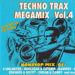 VARIOUS Techno Trax Megamix Vol. 4 Фирменный CD 