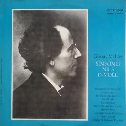 MAHLER Sinfonie Nr. 3 D-moll Виниловая пластинка 