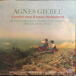 AGNES GIEBEL Lieder Von Franz Schubert Виниловая пластинка 