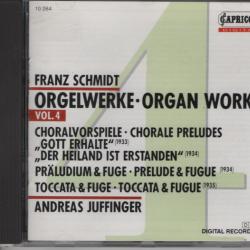 SCHMIDT Orgelwerke - Organ Works Vol. 4 Фирменный CD 