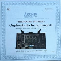 JULIO-M. GARCIA LLOVERA. MONTSERRAT TORRENT SERRA Hispaniae Musica · Orgelwerke Des 16. Jahrhunderts Виниловая пластинка JULIO-M. GARCIA LLOVERA. MONTSERRAT TORRENT SERRA Hispaniae Musica · Orgelwerke Des 16. Jahrhunderts Виниловая пластинка