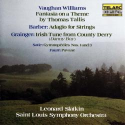 Vaughan Williams, Barber, Grainger, Satie, Fauré Fantasia On A Theme By Thomas Tallis, Adagio For Strings, Irish Tune From County Derry, Gymnopedies Nos.1 And 3, Pavane Фирменный CD Vaughan Williams, Barber, Grainger, Satie, Fauré Fantasia On A Theme By Thomas Tallis, Adagio For Strings, Irish Tune From County Derry, Gymnopedies Nos.1 And 3, Pavane Фирменный CD