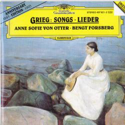 Grieg : Anne Sofie von Otter • Bengt Forsberg Sange • Lieder • Songs • Mélodies Фирменный CD 