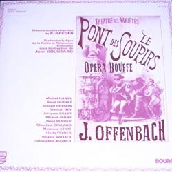 OFFENBACH Le Pont Des Soupirs Виниловая пластинка 