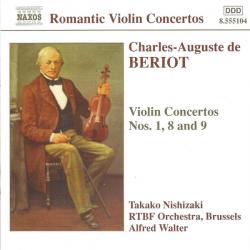 DE BERIOT Violin Concertos Nos. 1, 8 And 9 Фирменный CD 