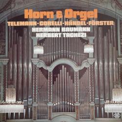 TELEMANN   CORELLI   HANDEL   FORSTER HORN & ORGEL Виниловая пластинка 