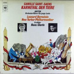 SAINT-SAENS   BRITTEN   LEONARD BERNSTEIN Karneval Der Tiere / Orchesterführer Für Junge Leute Виниловая пластинка 