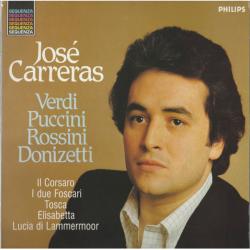 JOSE CARRERAS José Carreras Sings Verdi, Puccini, Rossini & Donizetti Виниловая пластинка 