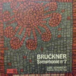 BRUCKNER   CARL SCHURICHT Symphonie Nr. 7 In E-Dur Виниловая пластинка 