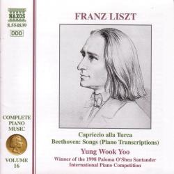 LISZT Complete Piano Music Volume 16: Capriccio alla Turca • Beethoven: Songs (Piano transcriptions) Фирменный CD LISZT Complete Piano Music Volume 16: Capriccio alla Turca • Beethoven: Songs (Piano transcriptions) Фирменный CD