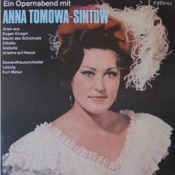 Anna Tomowa-Sintow Ein Opernabend Mit Anna Tomowa-Sintow Виниловая пластинка Anna Tomowa-Sintow Ein Opernabend Mit Anna Tomowa-Sintow Виниловая пластинка