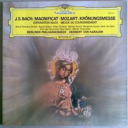 BACH MOZART HERBERT VON KARAJAN J.S Bach: Magnificat / Mozart: Krönungsmesse - Coronation Mass . Messe Du Couronnement Виниловая пластинка BACH MOZART HERBERT VON KARAJAN J.S Bach: Magnificat / Mozart: Krönungsmesse - Coronation Mass . Messe Du Couronnement Виниловая пластинка