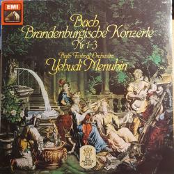 BACH YEHUDI MENUHIN Brandenburgische Konzerte Nr. 1-3 Виниловая пластинка BACH YEHUDI MENUHIN Brandenburgische Konzerte Nr. 1-3 Виниловая пластинка