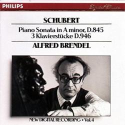 Schubert, Alfred Brendel Piano Sonata In A Minor, D. 845 · 3 Klavierstücke D. 946 Фирменный CD Schubert, Alfred Brendel Piano Sonata In A Minor, D. 845 · 3 Klavierstücke D. 946 Фирменный CD