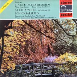 BRAHMS Ein Deutsches Requiem / Altrhapsodie / Schicksalslied Виниловая пластинка BRAHMS Ein Deutsches Requiem / Altrhapsodie / Schicksalslied Виниловая пластинка