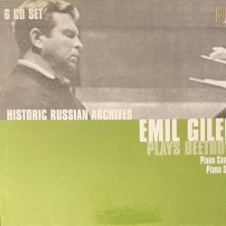 EMIL GILELS Historic Russian Archives • Emil Gilels Plays Beethoven CD-Box EMIL GILELS Historic Russian Archives • Emil Gilels Plays Beethoven CD-Box