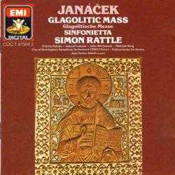 Janáček / Simon Rattle Sinfonietta • Glagolitic Mass Фирменный CD Janáček / Simon Rattle Sinfonietta • Glagolitic Mass Фирменный CD