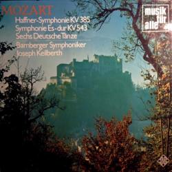 MOZART Haffner - Symphonie KV 385 / Symphonie Es-dur KV 543 / Sechs Deutsche Tänze Виниловая пластинка MOZART Haffner - Symphonie KV 385 / Symphonie Es-dur KV 543 / Sechs Deutsche Tänze Виниловая пластинка