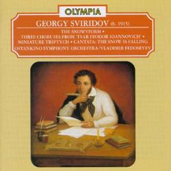 Georgy Sviridov The Snowstorm · Three Choruses From 'Tsar Feodor Ioannovich' · Miniature Triptych · Cantata: The Snow Is Falling Фирменный CD Georgy Sviridov The Snowstorm · Three Choruses From 'Tsar Feodor Ioannovich' · Miniature Triptych · Cantata: The Snow Is Falling Фирменный CD